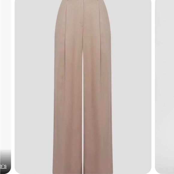 Reiss Hollie Wide Leg Linen Trousers, NWT - Picture 4 of 13